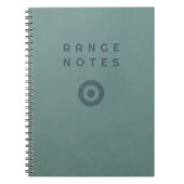 Range Notes - Shooting Range Logbook Notizblock (Vorderseite)