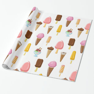 Range Of Ice Creams Geschenkpapier