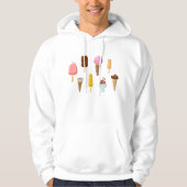 Range Of Ice Creams Hoodie (Vorderseite)