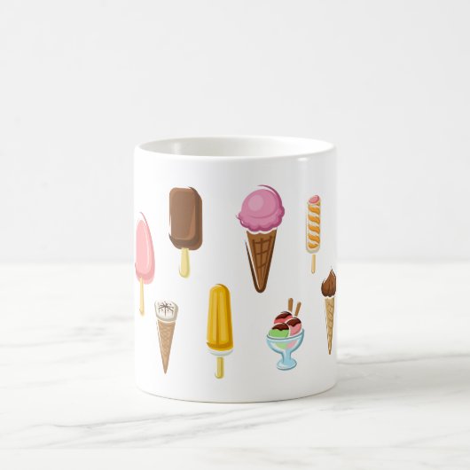 Range Of Ice Creams Kaffeetasse (Mittel)