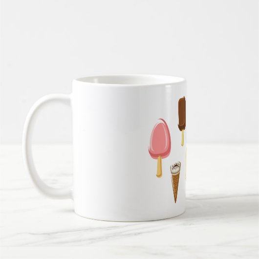 Range Of Ice Creams Kaffeetasse (Links)