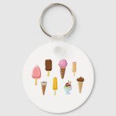 Range Of Ice Creams Schlüsselanhänger (Vorderseite)