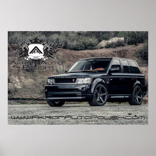 Range Rover, Akron Auto Polnisch Poster (Vorne)