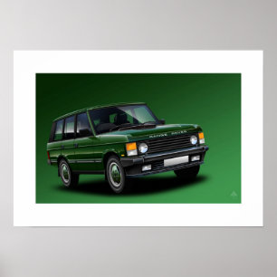 Range Rover-Mode-Plakat-Illustration Poster