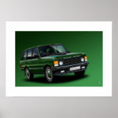 Range Rover Vogue Poster Illustration (Vorne)