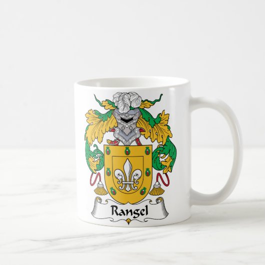 Rangel Familienwappen Kaffeetasse (Rechts)