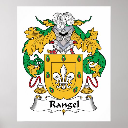 Rangel Familienwappen Poster (Vorne)
