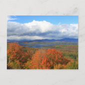 Rangeley Lake Herbstansicht Postkarte (Vorderseite)