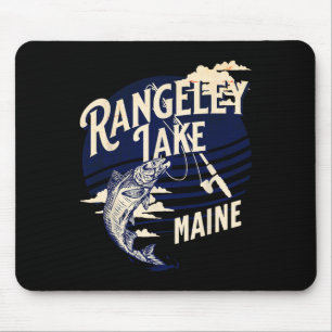 Rangeley Lake Maine Fliegenfischen Forellen B Fisc Mousepad