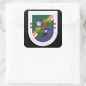 Ranger 2. Bn Beret Flash (alt) mit DUI Stickers (Tasche)