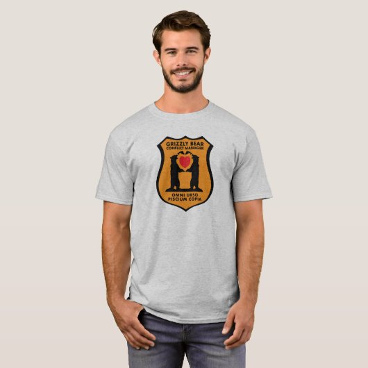 Ranger-Abzeichen-T - Shirt für den Grizzlybären-Ko (Vorne ganz)