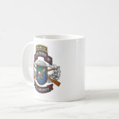 Ranger Battalion BERET FLASH DUI SSI RANGER T- Kaffeetasse (Vorderseite Links)