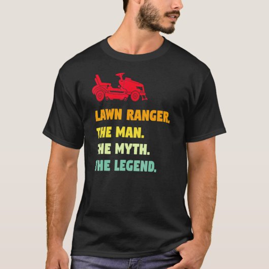 Ranger der Mensch Der Mythos Ranger T-Shirt (Vorderseite)
