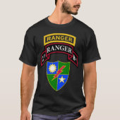 Ranger der US-Armee - Scroll im zweiten Bataillon T-Shirt (Vorderseite)