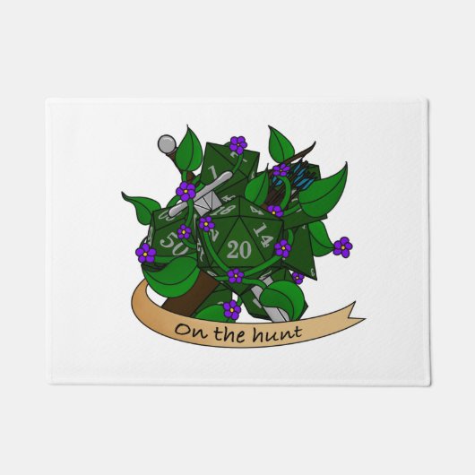 Ranger Dice Design Fußmatte (Vorderseite)