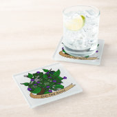 Ranger Dice Design Glasuntersetzer (Schrägansicht)