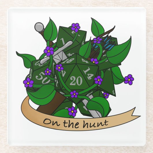 Ranger Dice Design Glasuntersetzer (Vorderseite)