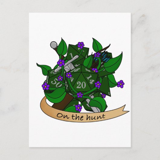 Ranger Dice Design Postkarte (Vorderseite)