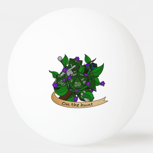 Ranger Dice Design Tischtennisball (Vorderseite)