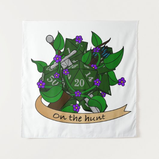 Ranger Dice Design Wandteppich (Vorderseite)