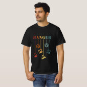Ranger Dungeon Fantasy Role spielt T-Shirt (Vorne ganz)