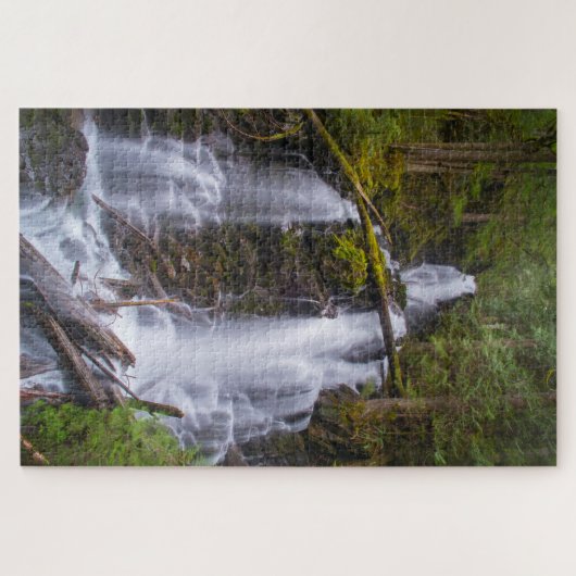 Ranger Falls, Rainer National Park, Washington Puzzle (Horizontal)