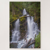 Ranger Falls, Rainer National Park, Washington Puzzle (Vertikal)