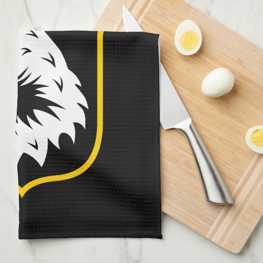 Ranger Im Flugzeug Eagle Geschirrtuch (Viertel Falte)