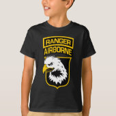 Ranger Im Flugzeug Eagle T-Shirt (Vorderseite)