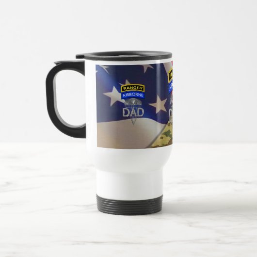 Ranger Im Flugzeug VATER Reisebecher (Links)