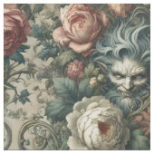 Ranger im Park at Night - Statement Tile Stoff (Nahaufnahme)