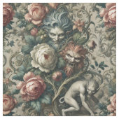 Ranger im Park at Night - Statement Tile Stoff (Muster)