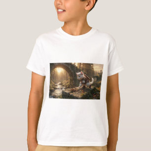 Ranger-Katze zerstört Kids-Cartoon-T-Shirt T-Shirt