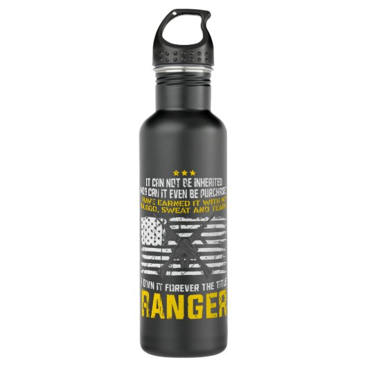 Ranger Military Design Edelstahlflasche (Vorderseite)