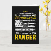 Ranger Military Design Karte (Gelbe Blume)