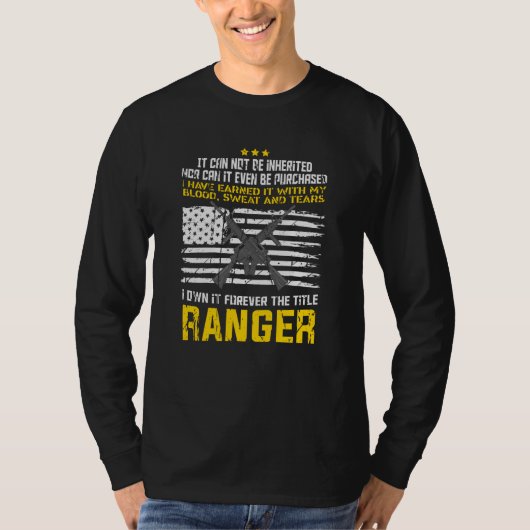 Ranger Military Design T-Shirt (Vorderseite)