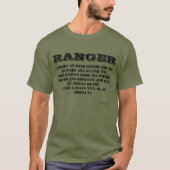 RANGER Oath GreenT-Shirt-T - Shirt (Vorderseite)