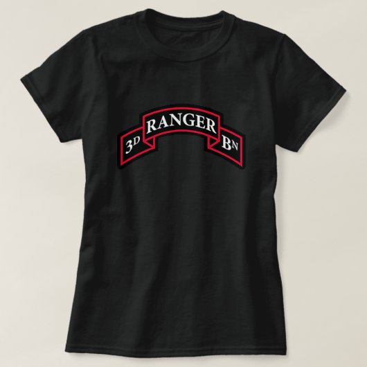 Ranger Ranger 3. Ranger Battalienscroll T-Shirt (Design vorne)