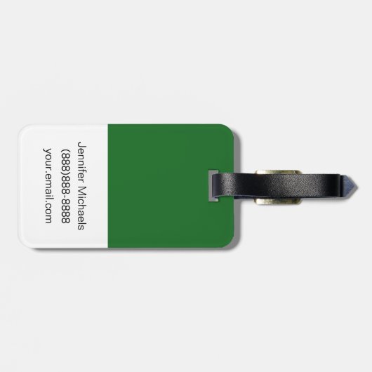 Ranger| Ranger Rick Logo Gepäckanhänger (Rückseite horizontal)