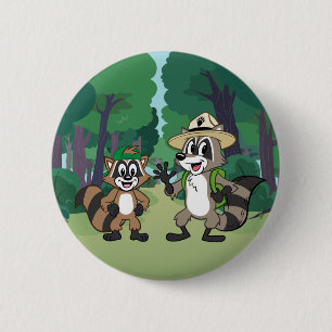 Ranger Ranger Rick & Ricky Button