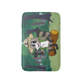 Ranger| Ranger Rick Sitting Badematte (Vorderseite Vertikal)