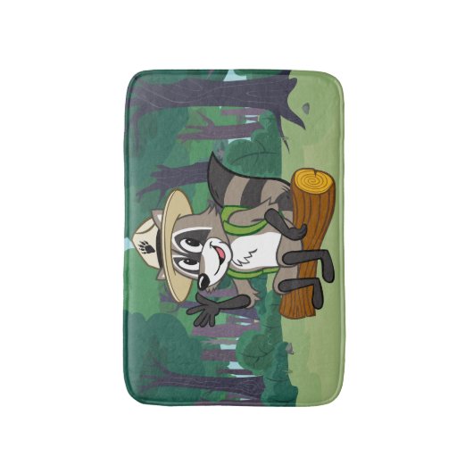 Ranger| Ranger Rick Sitting Badematte (Vorderseite Vertikal)