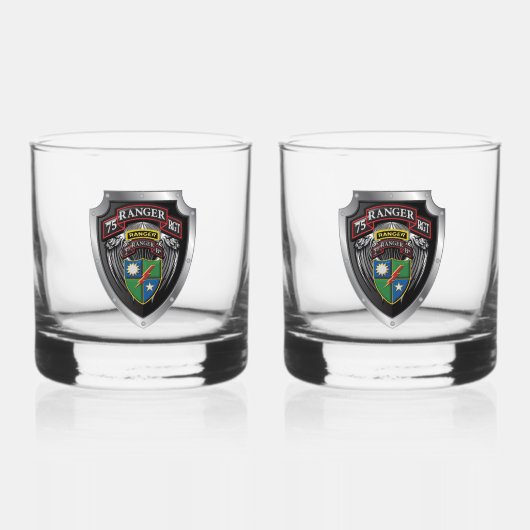 Ranger Regiment 2. BAT Whiskyglas (Vorderseite)