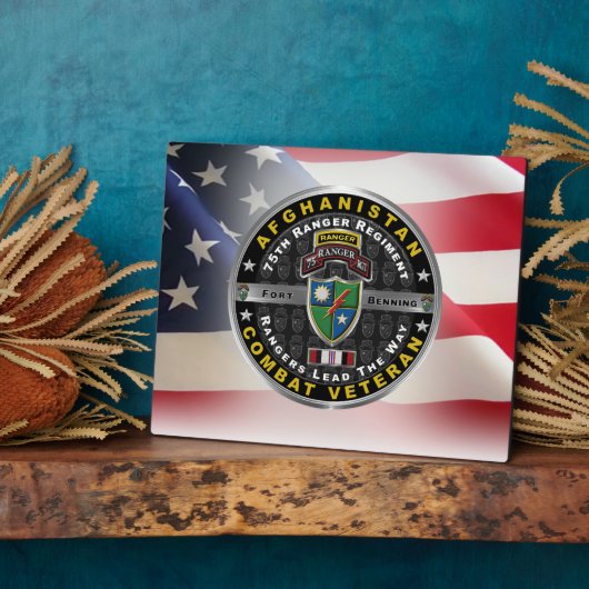 Ranger Regiment Afghanistan Veteran Fotoplatte (Seite)