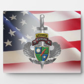 Ranger Regiment Afghanistan Veteran Fotoplatte (Vorderseite)