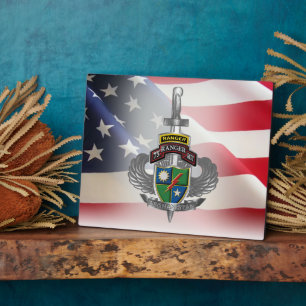 Ranger Regiment Afghanistan Veteran Fotoplatte
