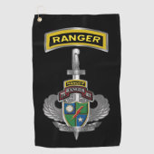 Ranger Regiment Afghanistan Veteran Golfhandtuch (Vorderseite)