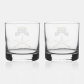 Ranger Regiment Erster Leutnant 1LT Whiskyglas (Rückseite)