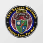 Ranger Regiment Fensteraufkleber (Blatt)