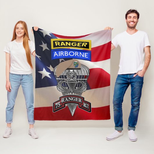 Ranger Regiment Fleecedecke (Beispiel)
